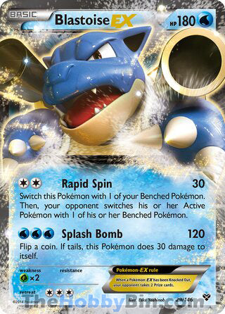 Blastoise EX XY Ultra Rare #29/146