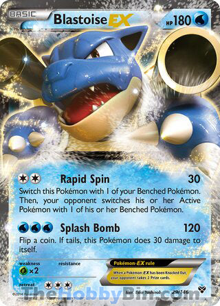 Blastoise EX #29/146 Ultra Rare - XY Base Set Pokemon card