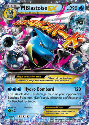 0030 M Blastoise EX Ultra Rare XY Base Set