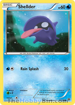 Shellder #31/146 Common - XY Base Set Pokemon card