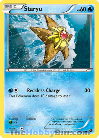 Staryu #33/146 Common - XY Base Set Pokemon card