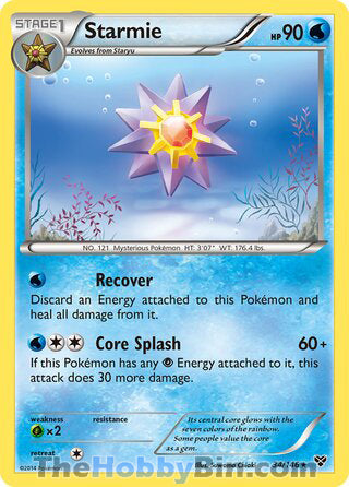 Starmie XY Rare #34/146