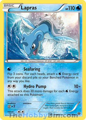 0035 Lapras Holo Rare XY Base Set