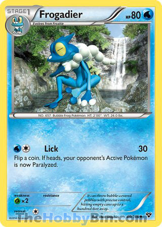 Frogadier XY Uncommon #40/146