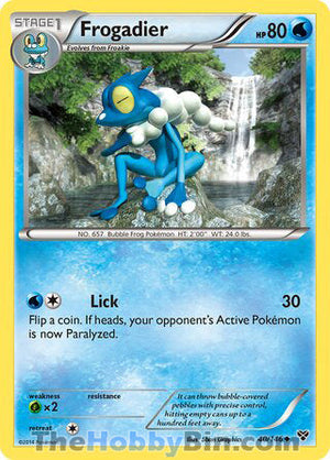 0040 Frogadier Uncommon XY Base Set
