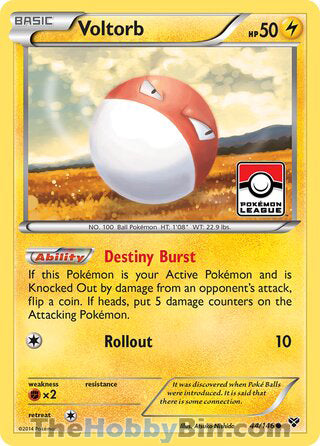 Voltorb #44/146 Common - XY Base Set Pokemon card