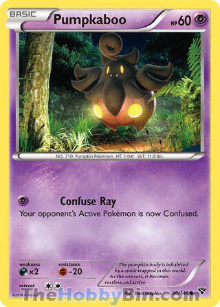 Pumpkaboo #56/146 Common - XY Base Set Pokemon card