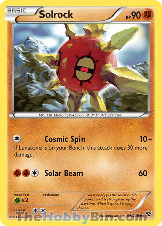 Solrock #64/146 Uncommon - XY Base Set Pokemon card