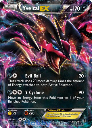 Yveltal EX #79/146 Ultra Rare - XY Base Set Pokemon card