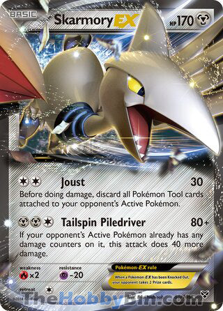 Skarmory EX #80/146 Ultra Rare - XY Base Set Pokemon card