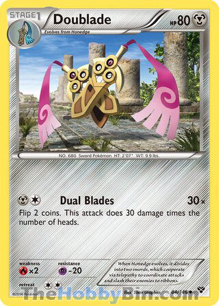 Doublade #84/146 Uncommon - XY Base Set Pokemon card