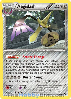 0085 Aegislash Rare XY Base Set