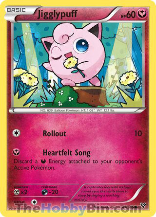 Jigglypuff #87/146 Common - XY Base Set Pokemon card