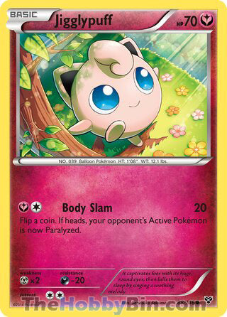 Jigglypuff #88/146 Common - XY Base Set Pokemon card