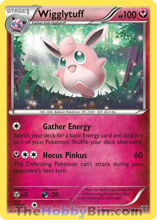 Wigglytuff #89/146 Rare - XY Base Set Pokemon card