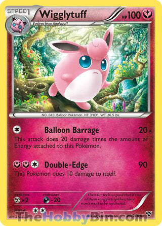 Wigglytuff #90/146 Rare - XY Base Set Pokemon card