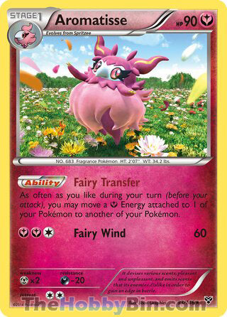 Aromatisse #93/146 Holo Rare - XY Base Set Pokemon card
