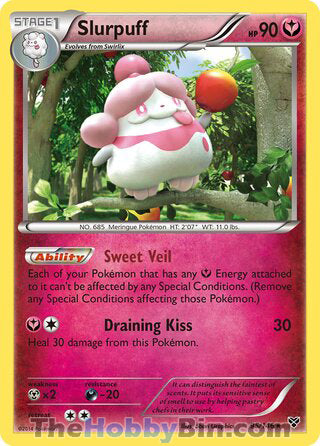 Slurpuff #95/146 Holo Rare - XY Base Set Pokemon card