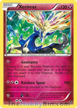 Xerneas #96/146 Rare - XY Base Set Pokemon card