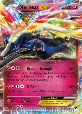 Xerneas EX #97/146 Ultra Rare - XY Base Set Pokemon card