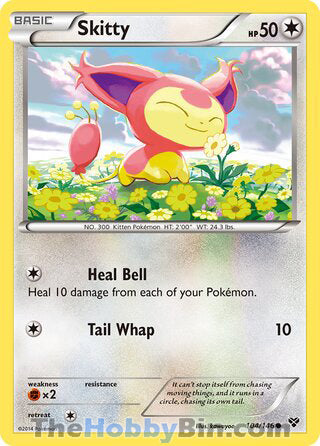Skitty #104/146 Common - XY Base Set Pokemon card