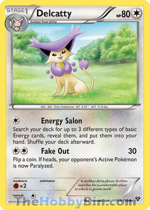 0105 Delcatty Uncommon XY Base Set