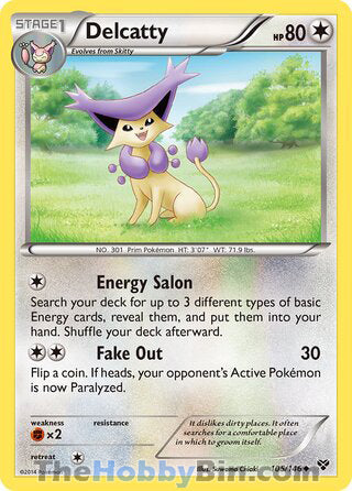 Delcatty #105/146 Uncommon - XY Base Set Pokemon card