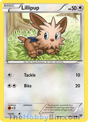 0108 Lillipup Common XY Base Set