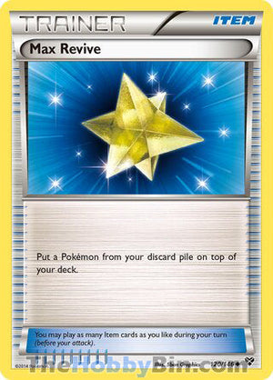 0120 Max Revive Uncommon XY Base Set