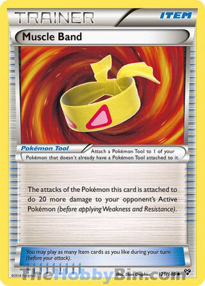 0121 Muscle Band Uncommon XY Base Set