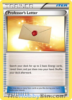 0123 Professor's Letter Uncommon XY Base Set