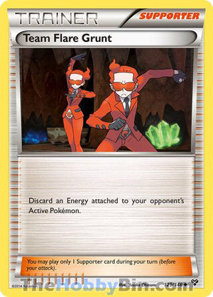 0129 Team Flare Grunt Uncommon XY Base Set