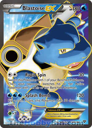 0142 Blastoise EX Ultra Rare XY Base Set