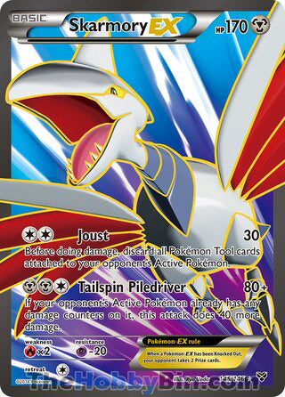Skarmory EX #145/146 Ultra Rare - XY Base Set Pokemon card