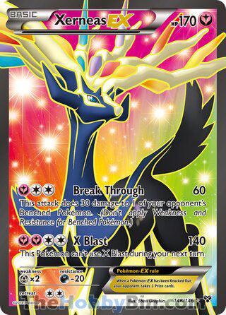 Xerneas EX #146/146 Ultra Rare - XY Base Set Pokemon card