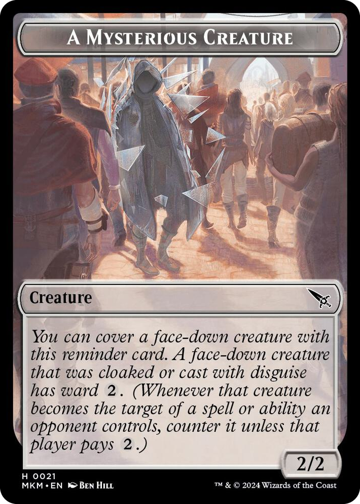0021 A Mysterious Creature Token T Murders at Karlov Manor