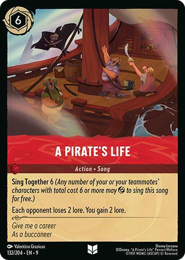 0132 A Pirate's Life Uncommon Fabled