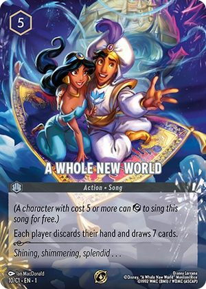 0010 A Whole New World Promo Disney Lorcana Promo Cards