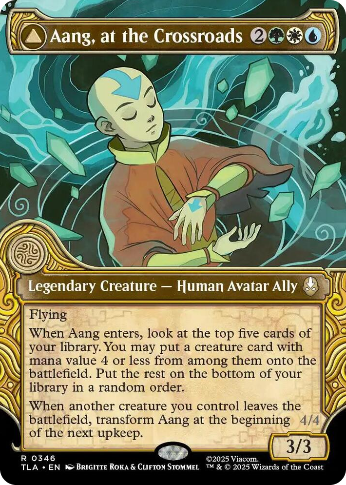 0346 Aang, at the Crossroads (Showcase) R The Last Airbender