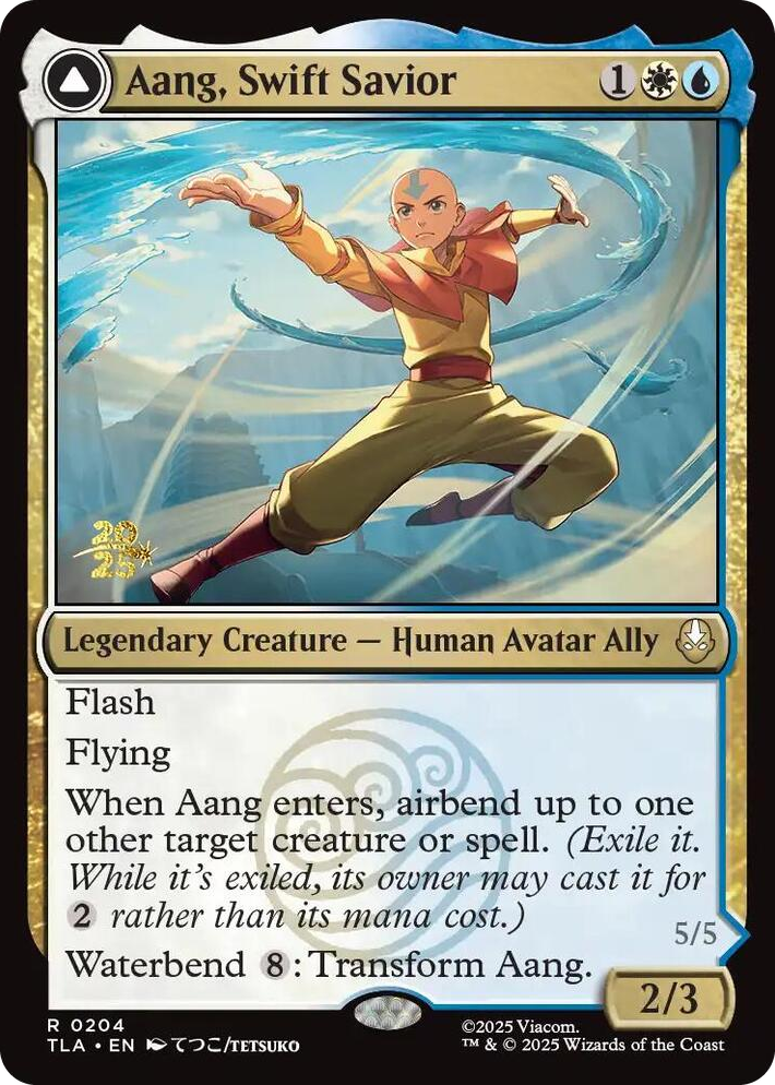 0204 Aang, Swift Savior R Prerelease Cards