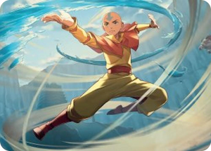 0020 Aang, Swift Savior Art Card S Art Series: Avatar: The Last Airbender