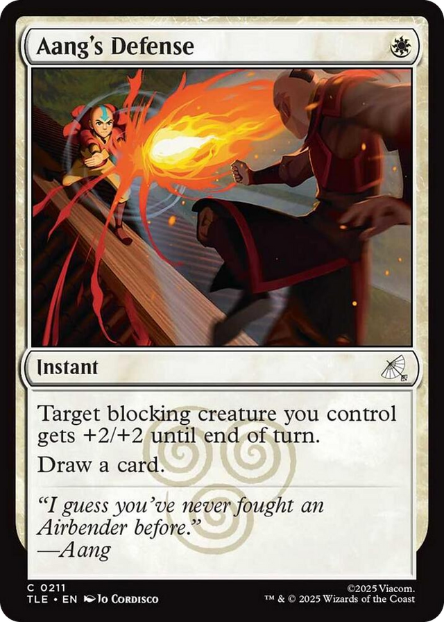 0211 Aang's Defense (0211) C The Last Airbender: Eternal-Legal