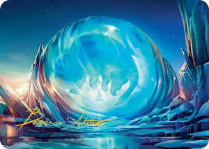 0002 Aang's Iceberg Art Card (Gold-Stamped Signature) S Art Series: Avatar: The Last Airbender
