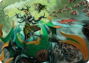 0015 Aatchik, Emerald Radian Art Card (15/54) S Art Series: Aetherdrift