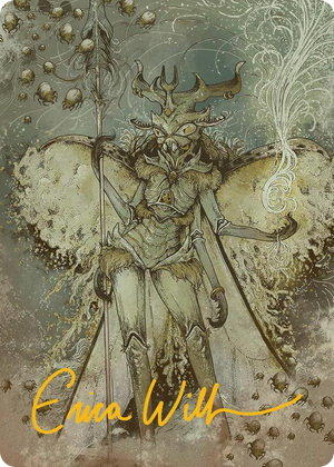 0006 Aatchik, Emerald Radian Art Card (6/54) (Gold-Stamped Signature) S Art Series: Aetherdrift