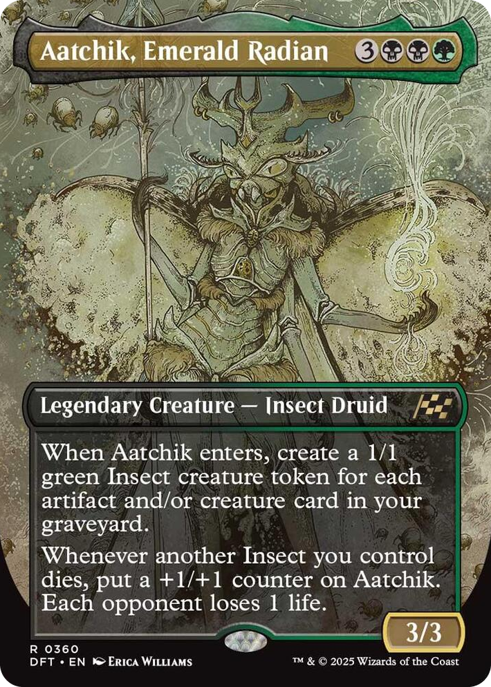 0360 Aatchik, Emerald Radian (Borderless) R Aetherdrift