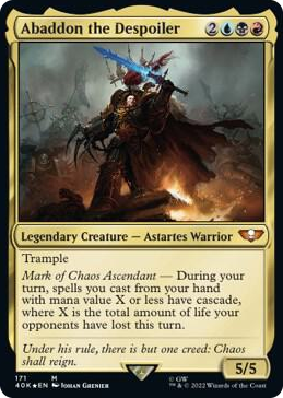 0171 Abaddon the Despoiler M Universes Beyond: Warhammer 40,000