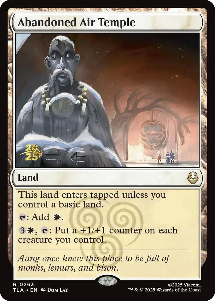 0263 Abandoned Air Temple R Prerelease Cards