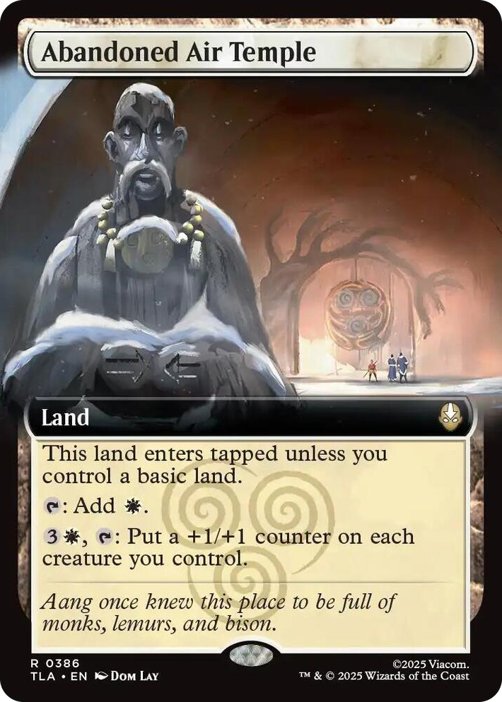 0386 Abandoned Air Temple (Extended Art) R The Last Airbender