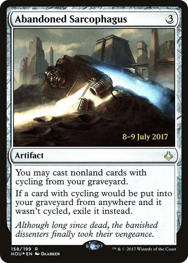 0158 Abandoned Sarcophagus R Prerelease Cards